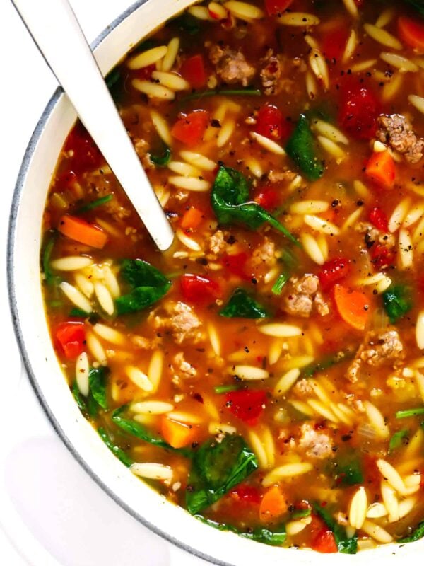 Italian Sausage and Orzo Soup Recipe