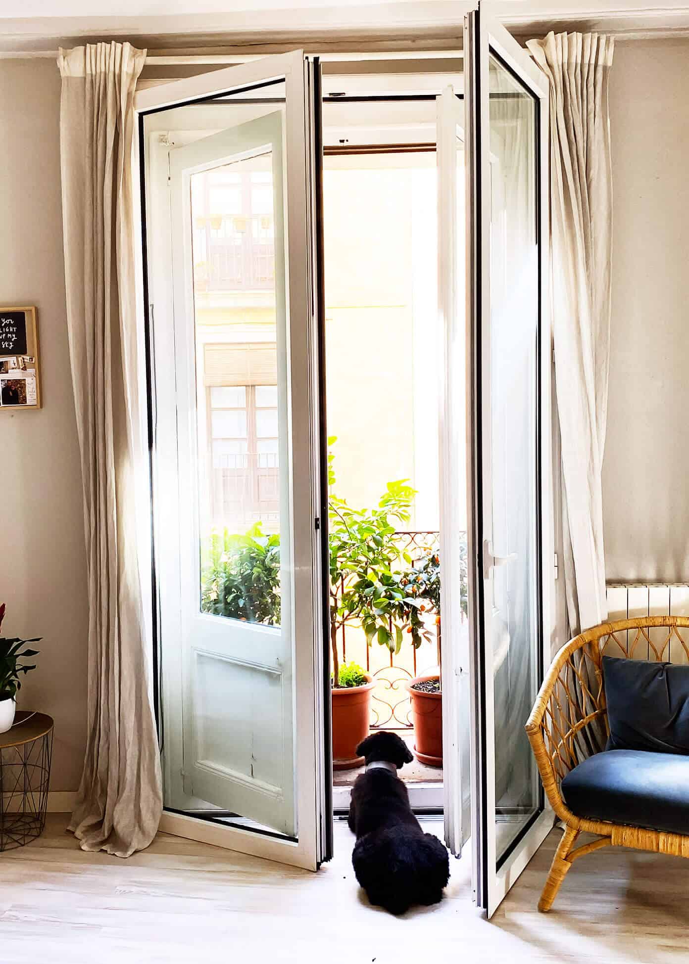 An update on life currently here in Barcelona, Spain. | gimmesomeoven.com Windows Open In Our Barcelona Apartment