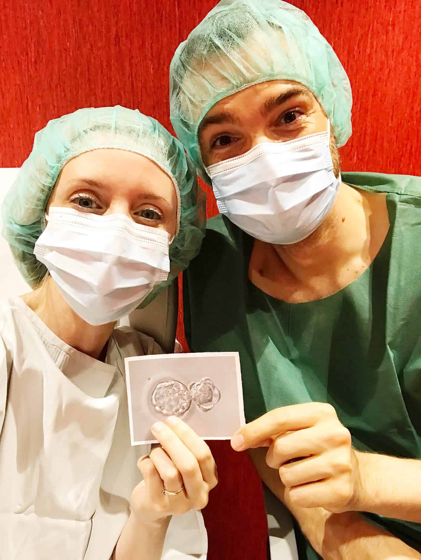 An update on life currently here in Barcelona, Spain. | gimmesomeoven.com Ali and Barclay's IVF Embryo Transfer
