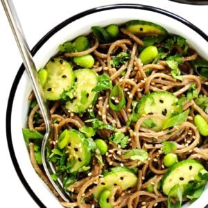 Quick Peanut Soba Noodles