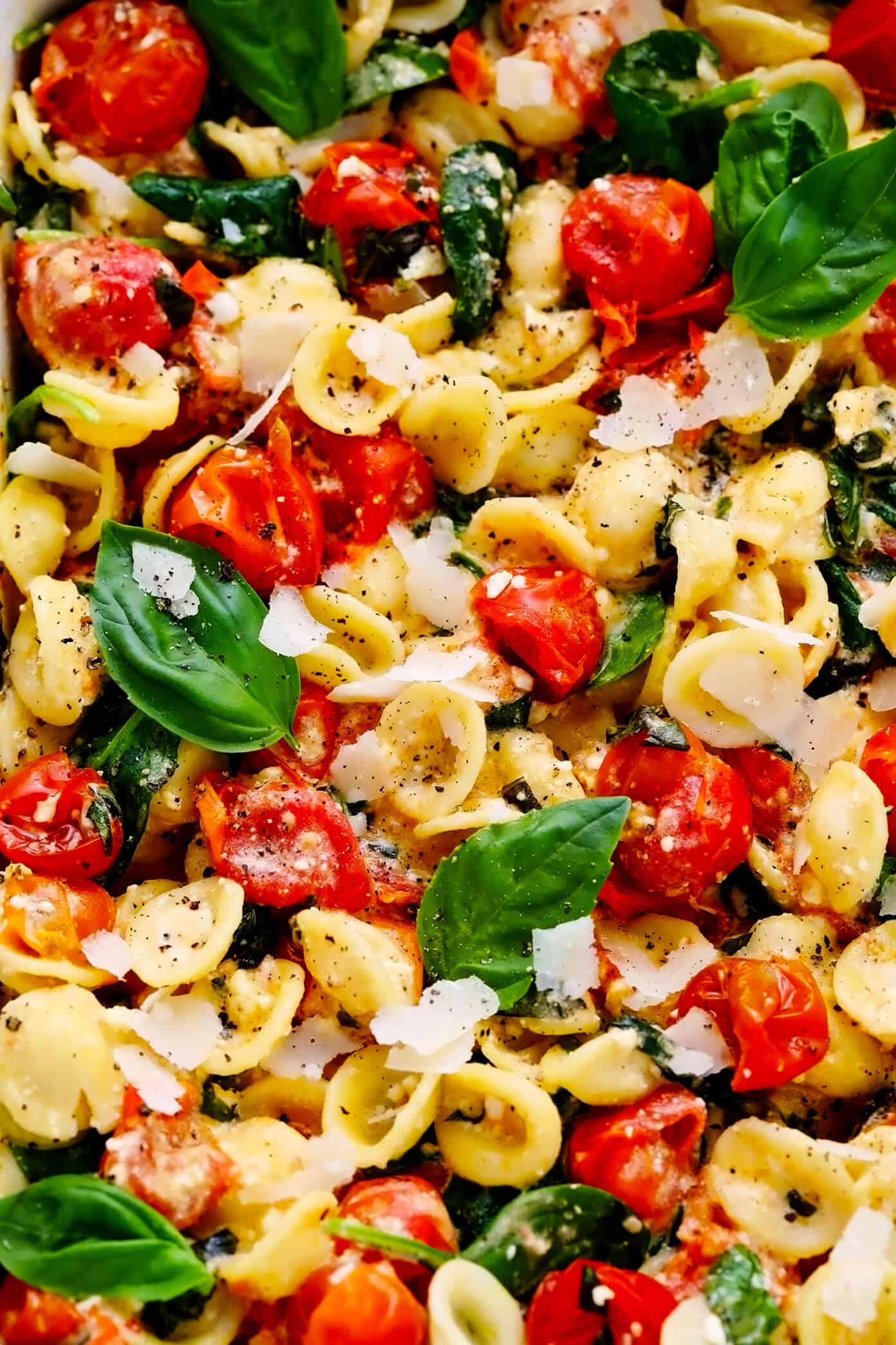 Baked Feta Pasta Recipe Closeup