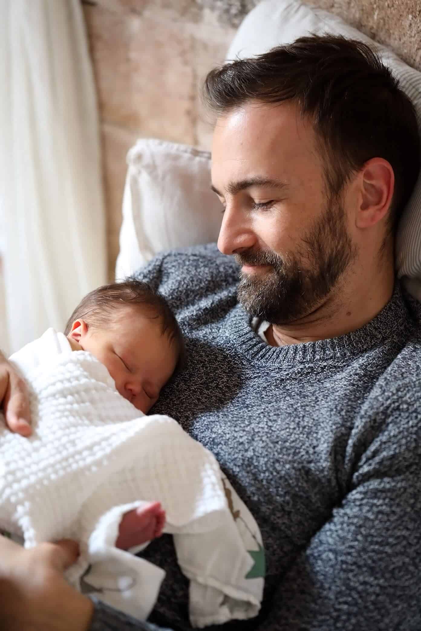 Meet Teo! Ali Martin introduces her newborn son. | gimmesomeoven.com Barclay Martin and Teo