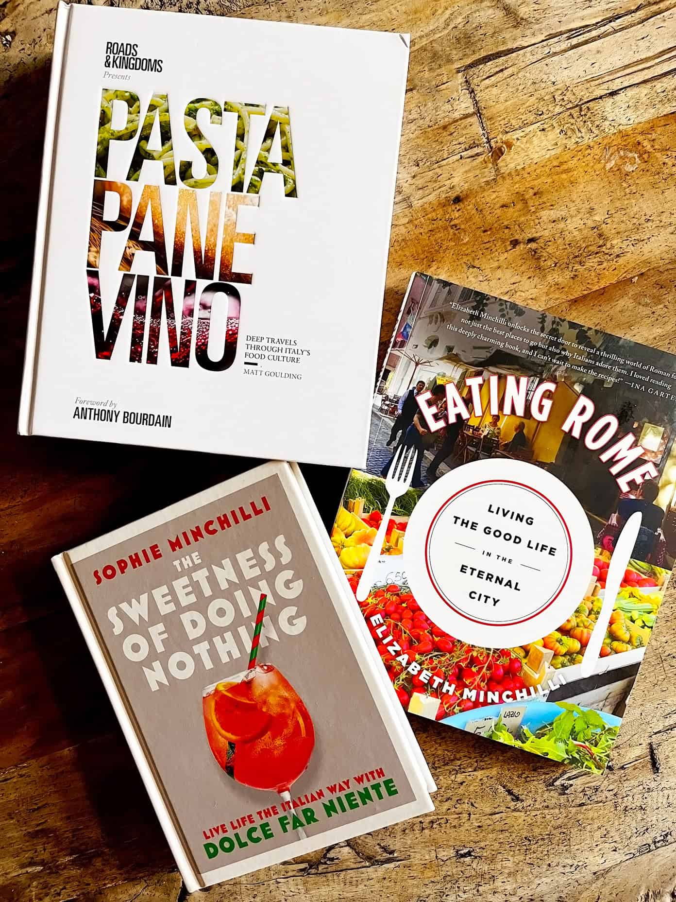 Currently | gimmesomeoven.com Books I've been reading to prep for our trip to Italy