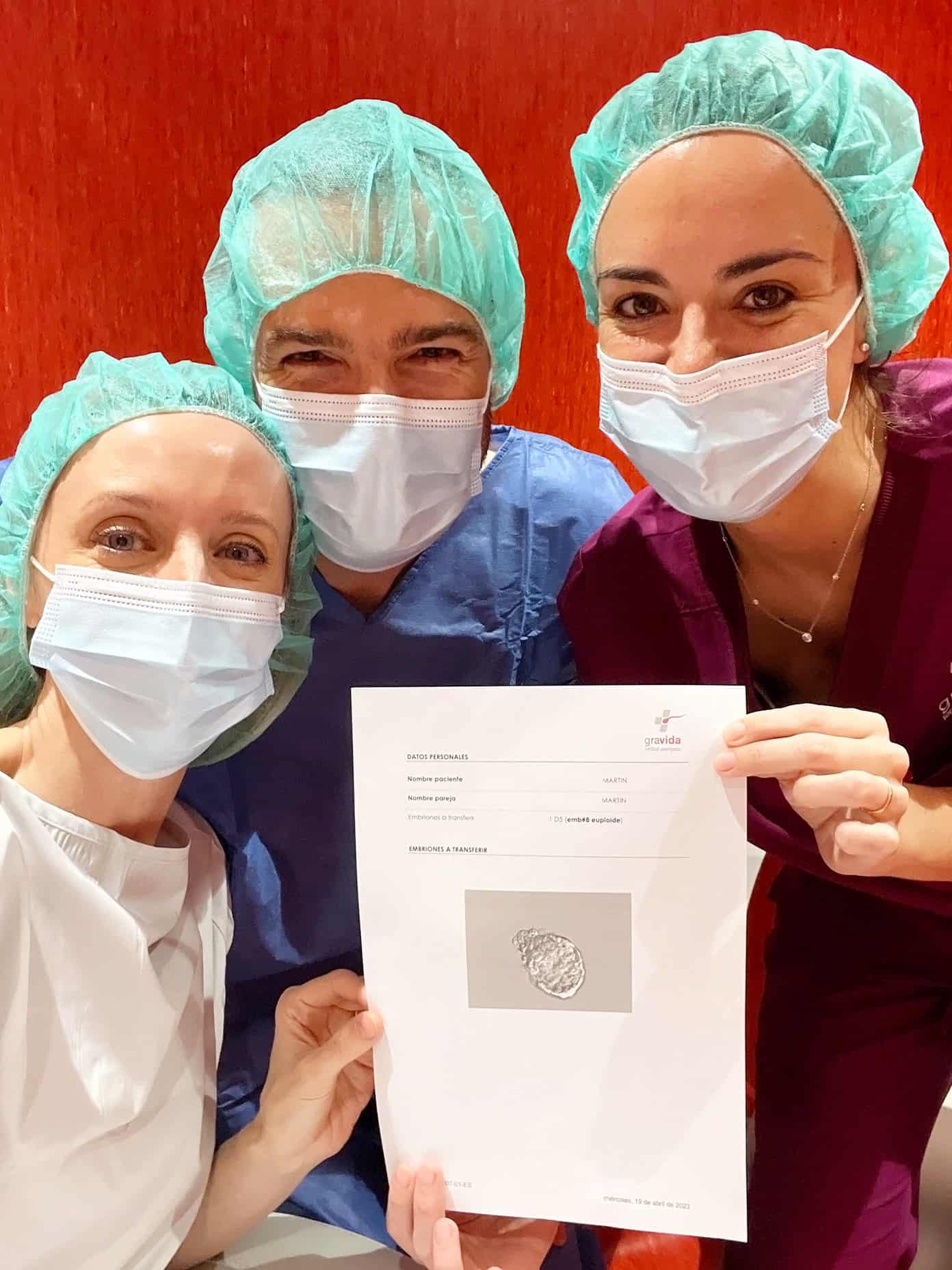 Currently | gimmesomeoven.com Our embryo transfer in Barcelona