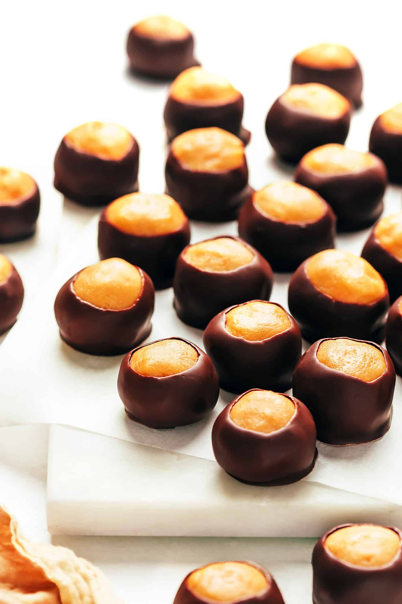 buckeyes on marble board