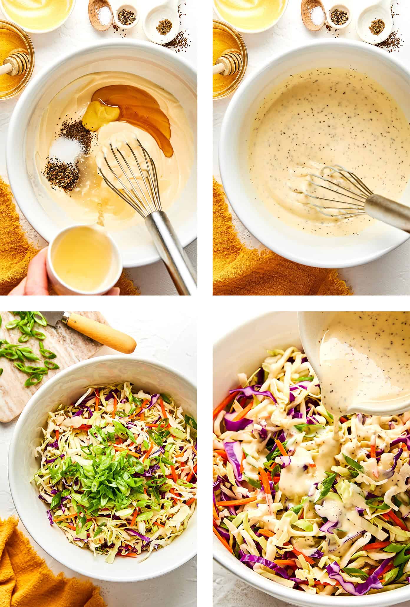 how to make coleslaw