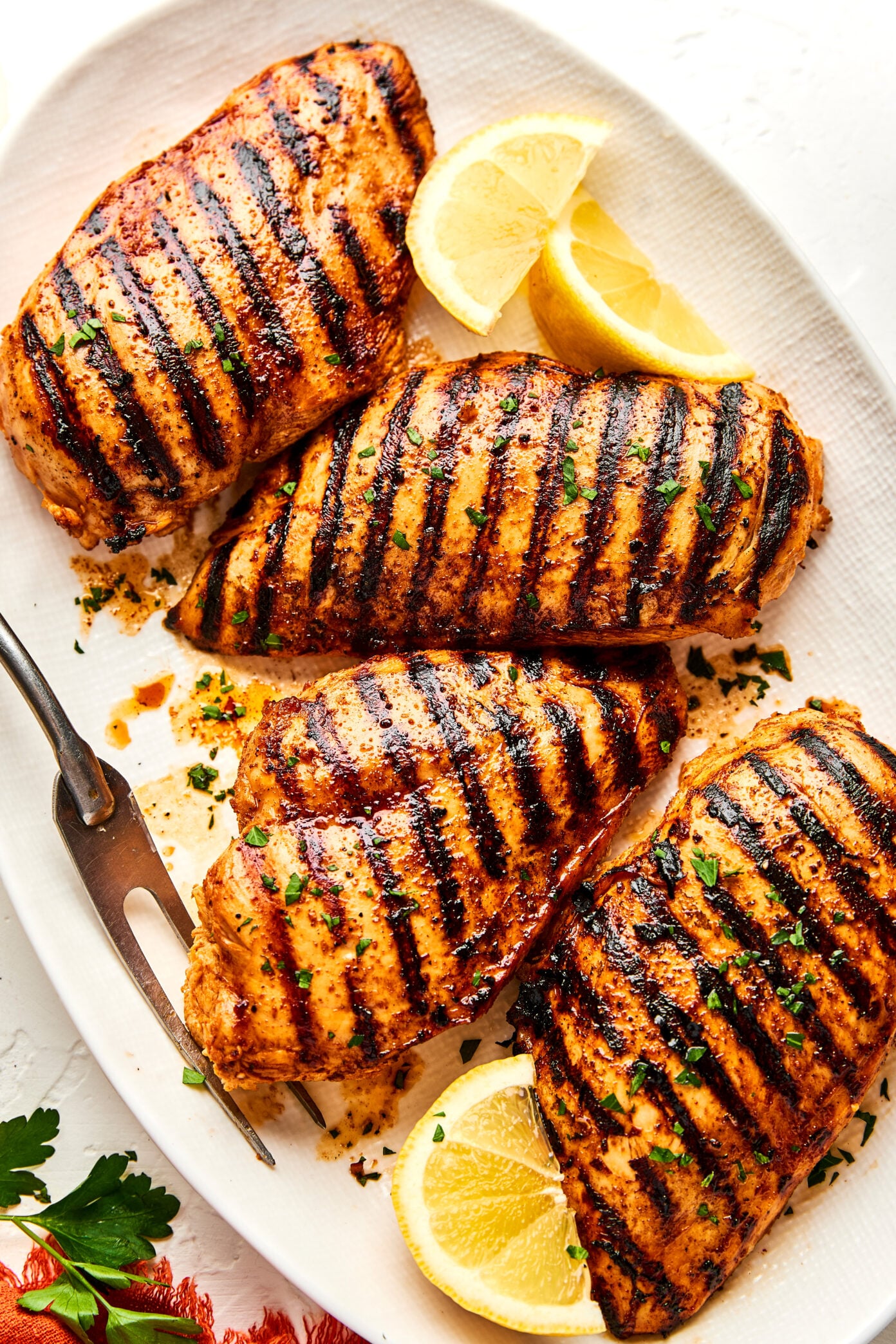 grilled chicken with lemon