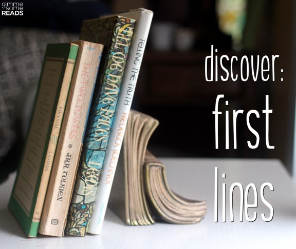 discover first lines #2 (V/U/T) | Gimme Some Reads