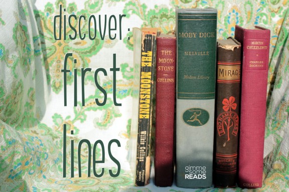 Discover First Lines #8 (M) | gimmesomereads.com