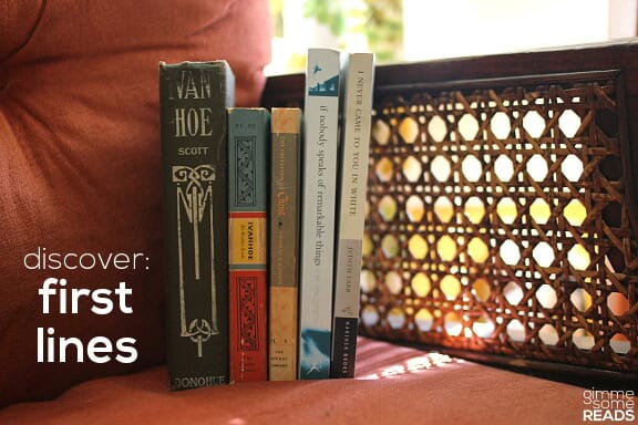 Discover: First Lines #12 | gimmesomereads.com