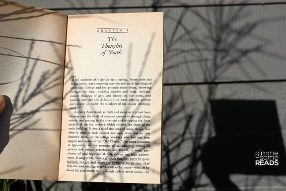 First Page of Kilmeny of the Orchard by L.M. Montgomery | gimmesomreads.com
