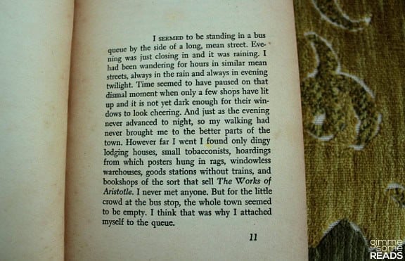 First page of The Great Divorce by C.S. Lewis | gimmesomereads.com