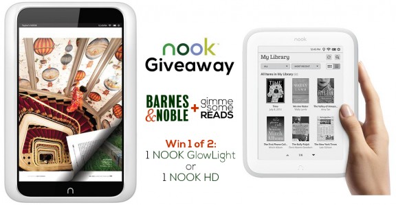 B&N NOOK Giveaway | gimmesomereads.com