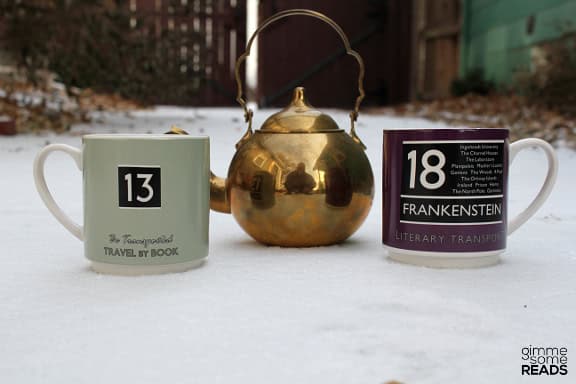 Literary Transport Mugs from Wild & Wolf | gimmesomereads.com