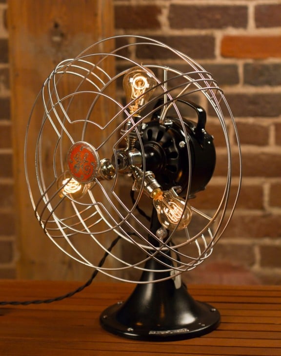 Vintage Fan Lamp Giveaway! | www.gimmesomestyleblog.com #giveaway