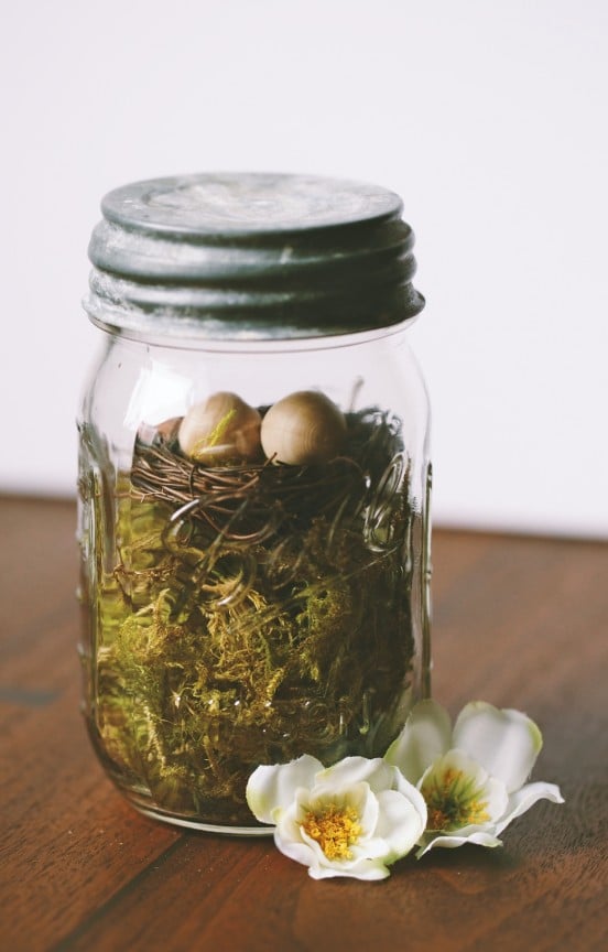 Easter Mason Jar | www.gimmesomestyleblog.com #easter #masonjar #diy