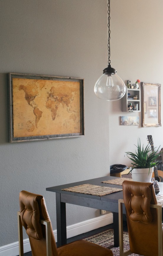 DIY Cork Map | www.gimmesomestyleblog.com #map #travel #DIY